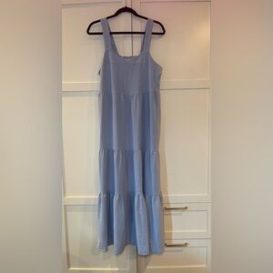Blue Maxi Dress with adjustable straps